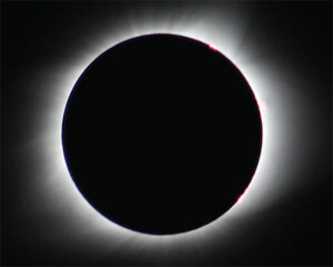 A photo of the 2017 solar eclipse taken in Downtown Ste. Genevieve.