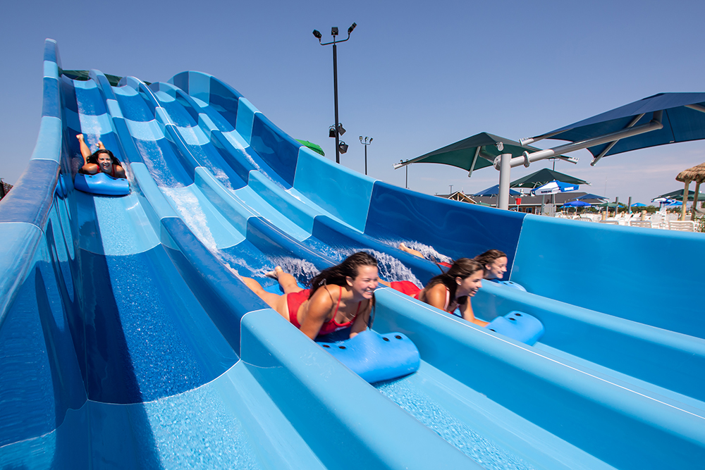 20190726_MO_RiverRapids_0578 This is a photo of young ladies going down a water slide at River Rapids Waterpark in Ste. Genevieve, MO.