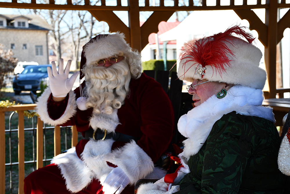 Santa Claus and Mrs. Claus