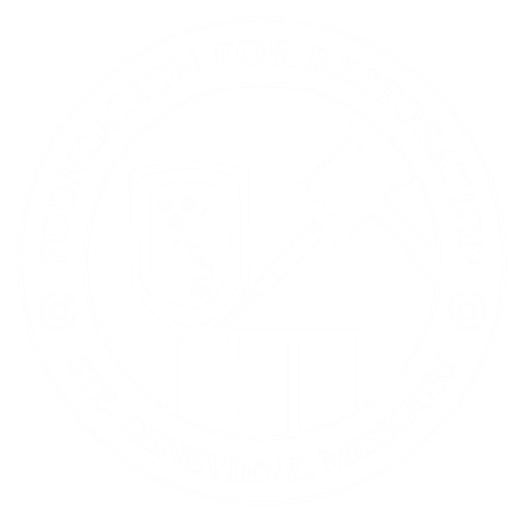Foundation Logo - White Foundation for Restoration Logo